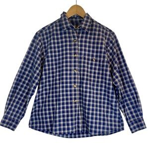 Cabela's Woman’s Plaid Button Down Shirt Cotton Large